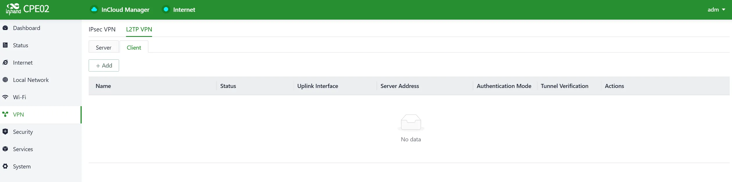 L2TP VPN Client