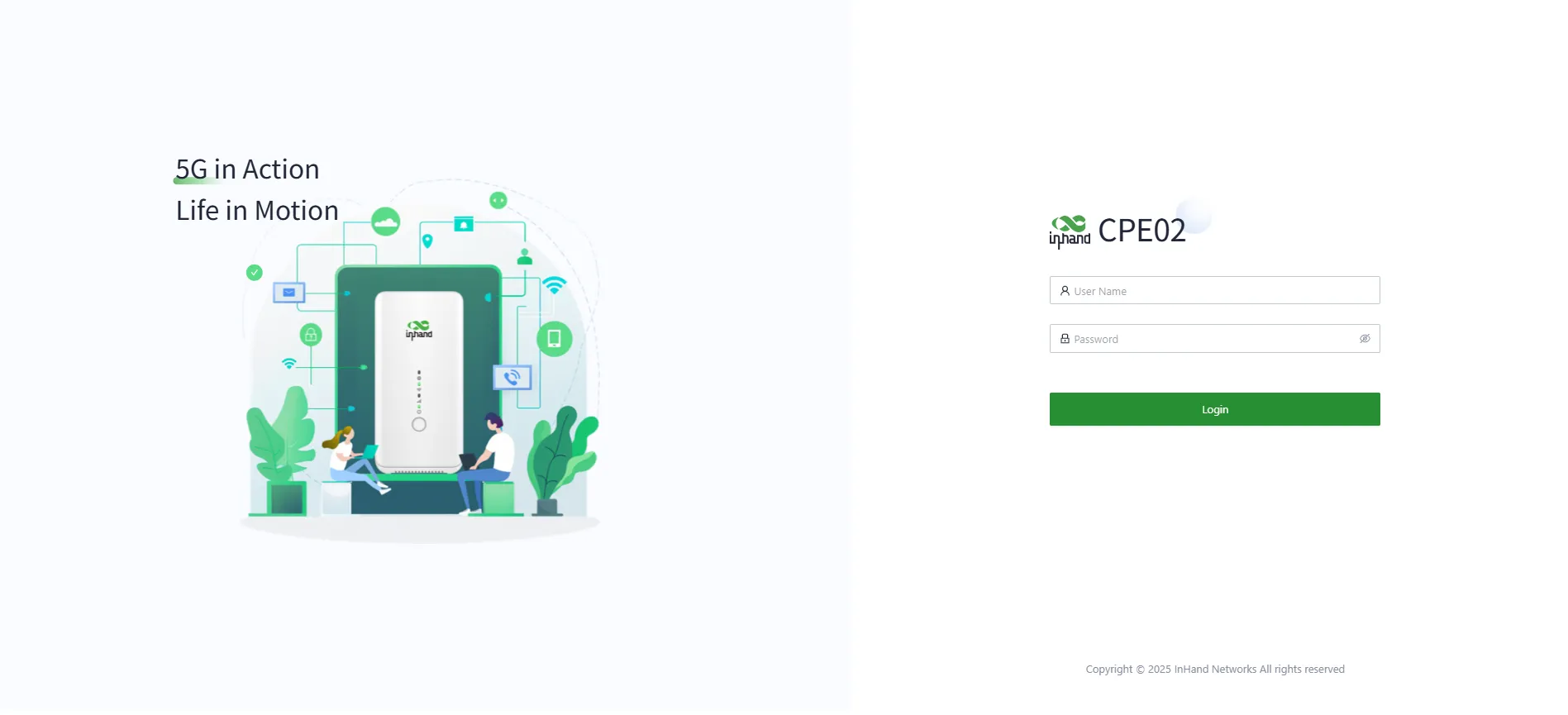Web Login Interface