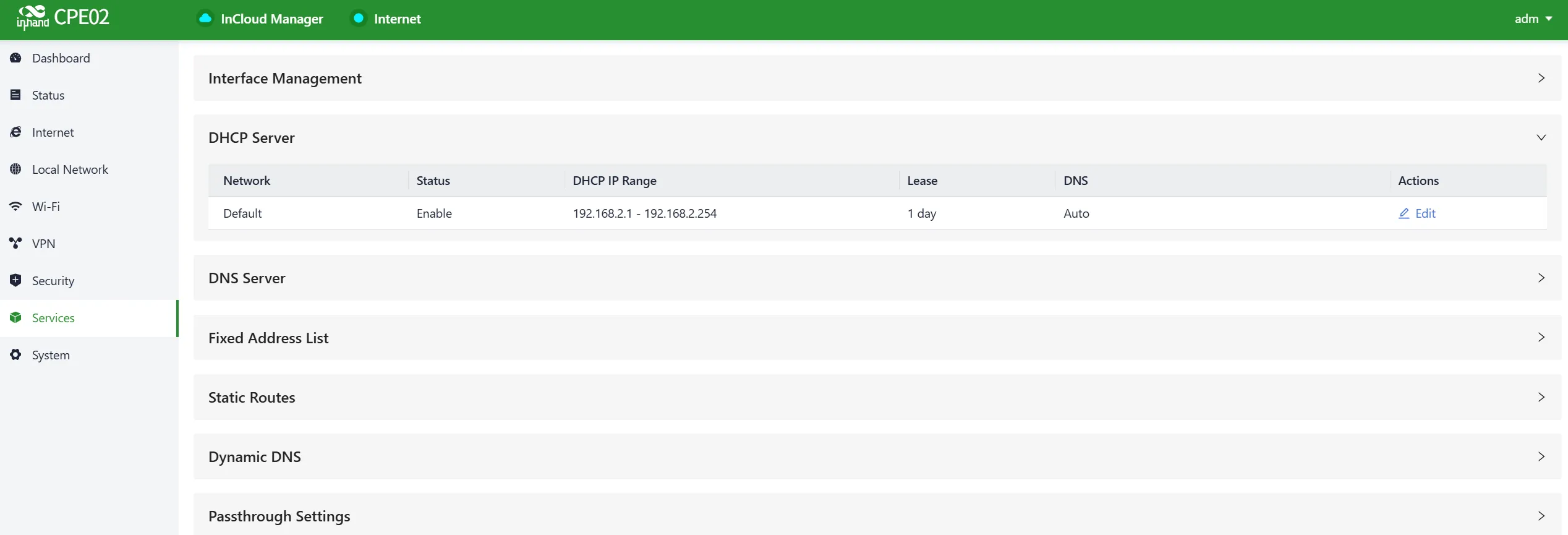 DHCP Server