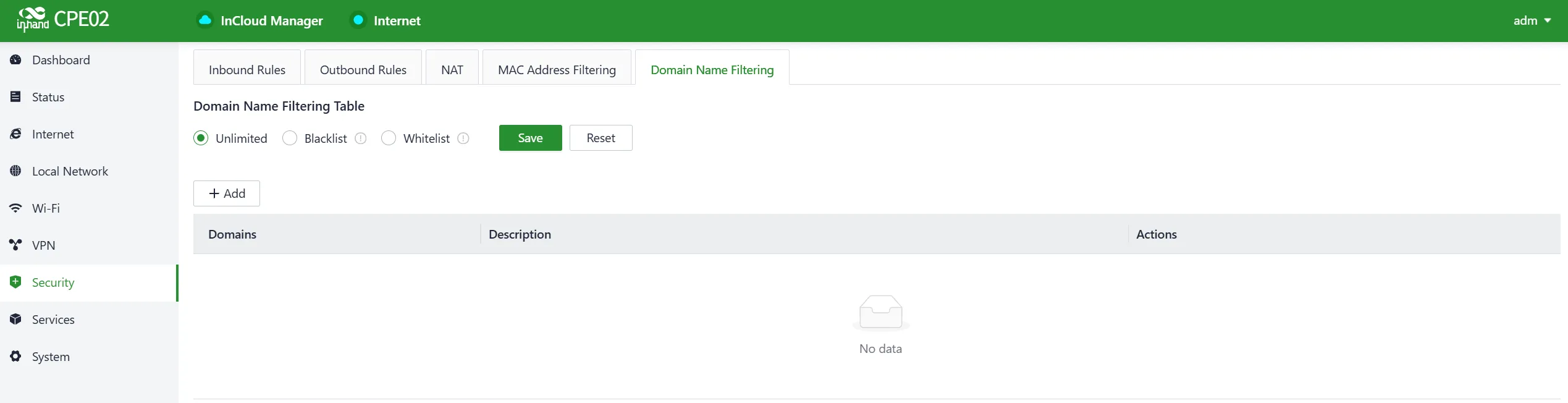 Domain Name Filtering
