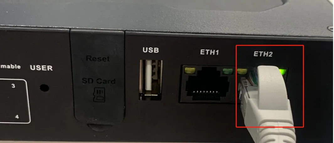 PC connection to EC312