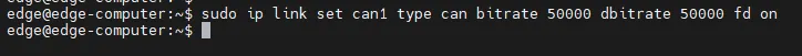 Configure CAN bit rate