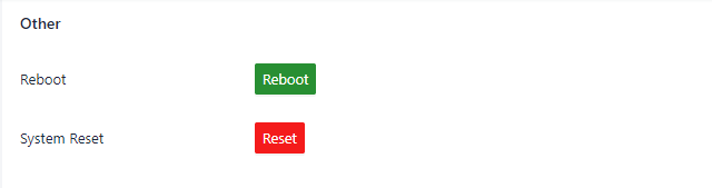 System restart and reset