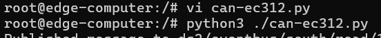 Updated script running