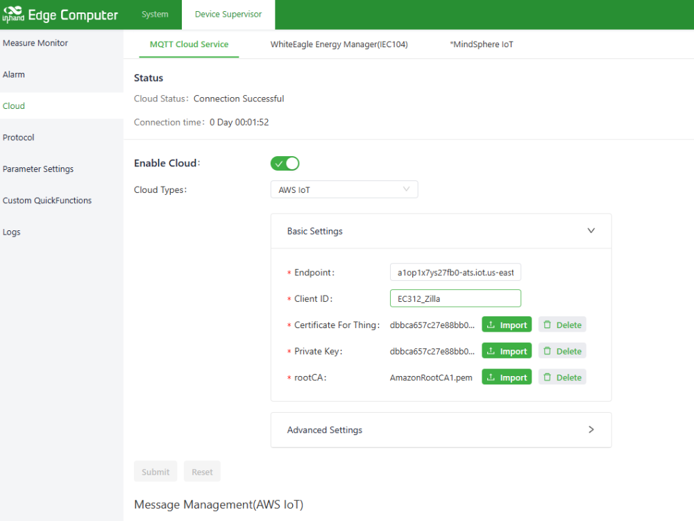 EC312 CAN-to-AWS Configuration Manual - InHand Documentation
