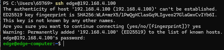 SSH login