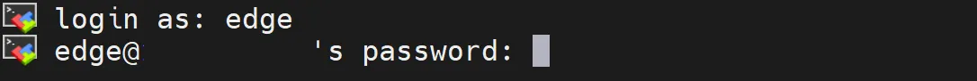 SSH username prompt