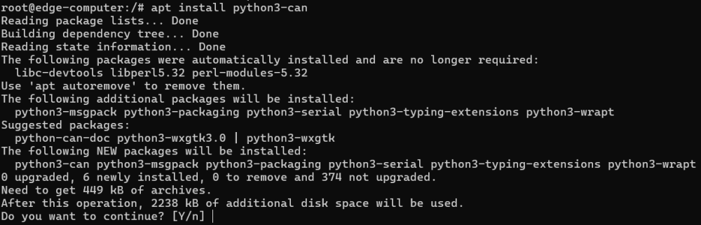 Install python-can