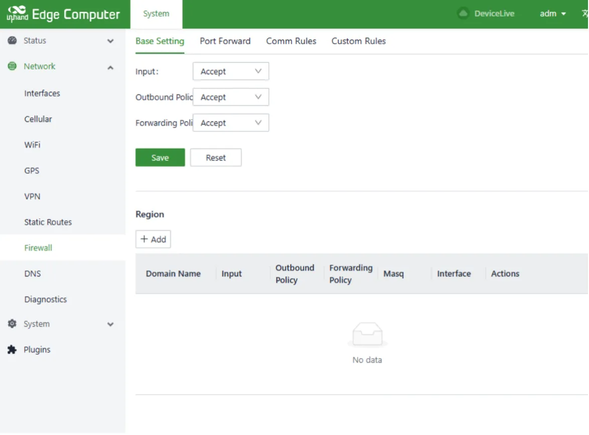 Firewall Configuration
