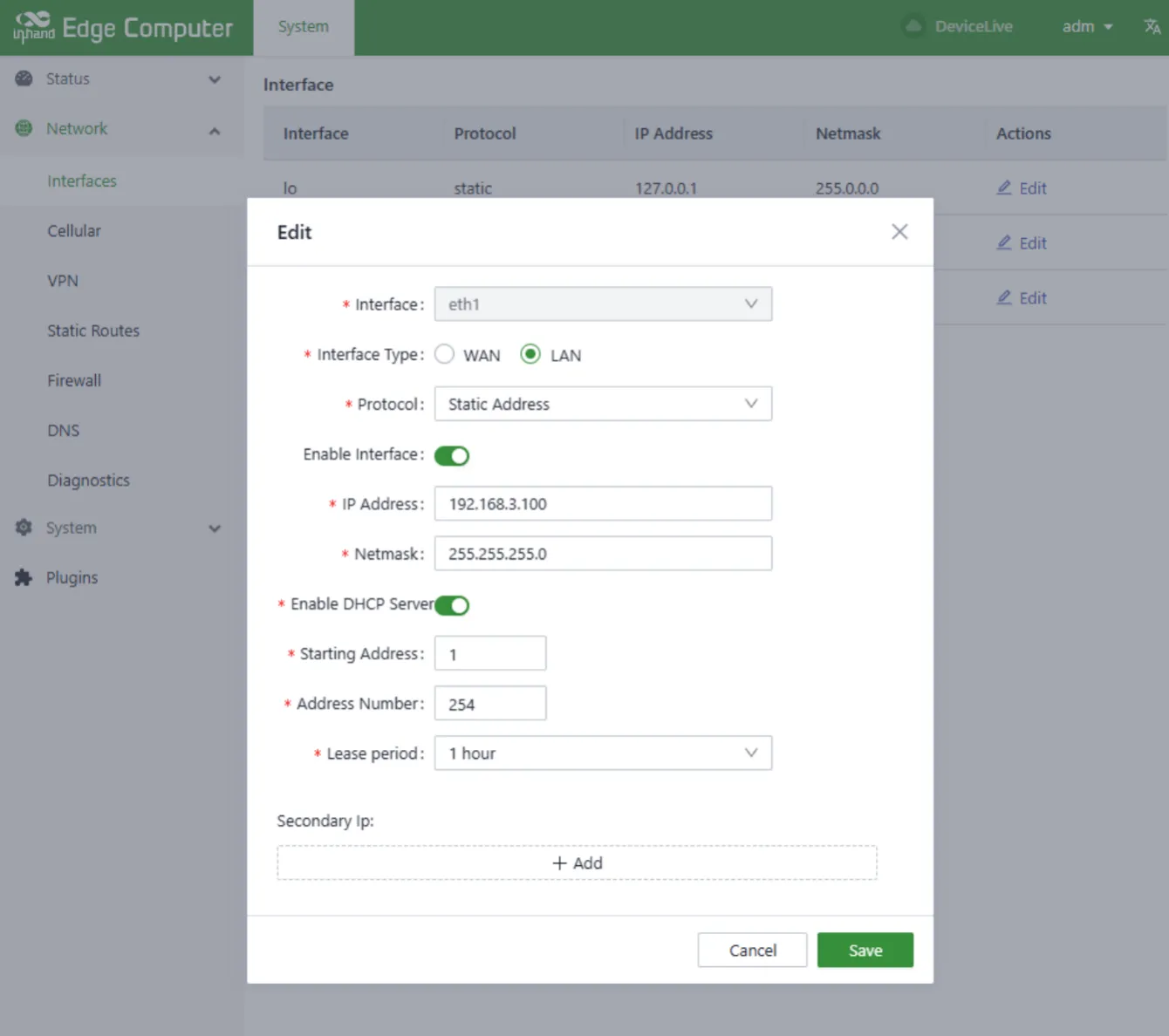 DHCP Server Configuration
