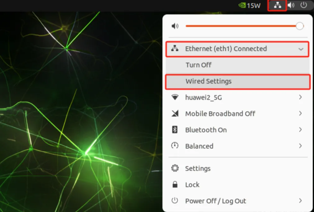 Ubuntu Ethernet Settings 1