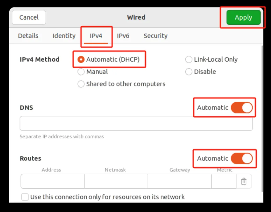 Ubuntu DHCP Configuration