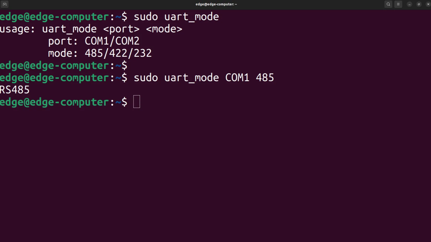 Serial Port Mode Switch