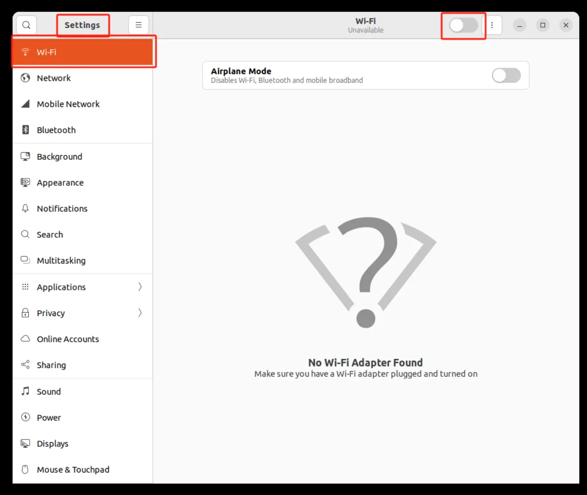 Ubuntu Wi-Fi On/Off 2