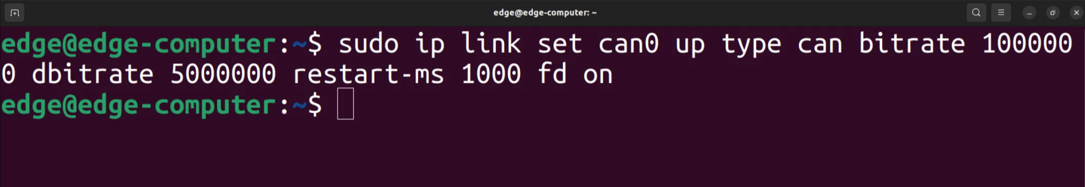 CAN FD Configuration