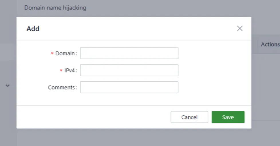 DNS Hijacking Configuration