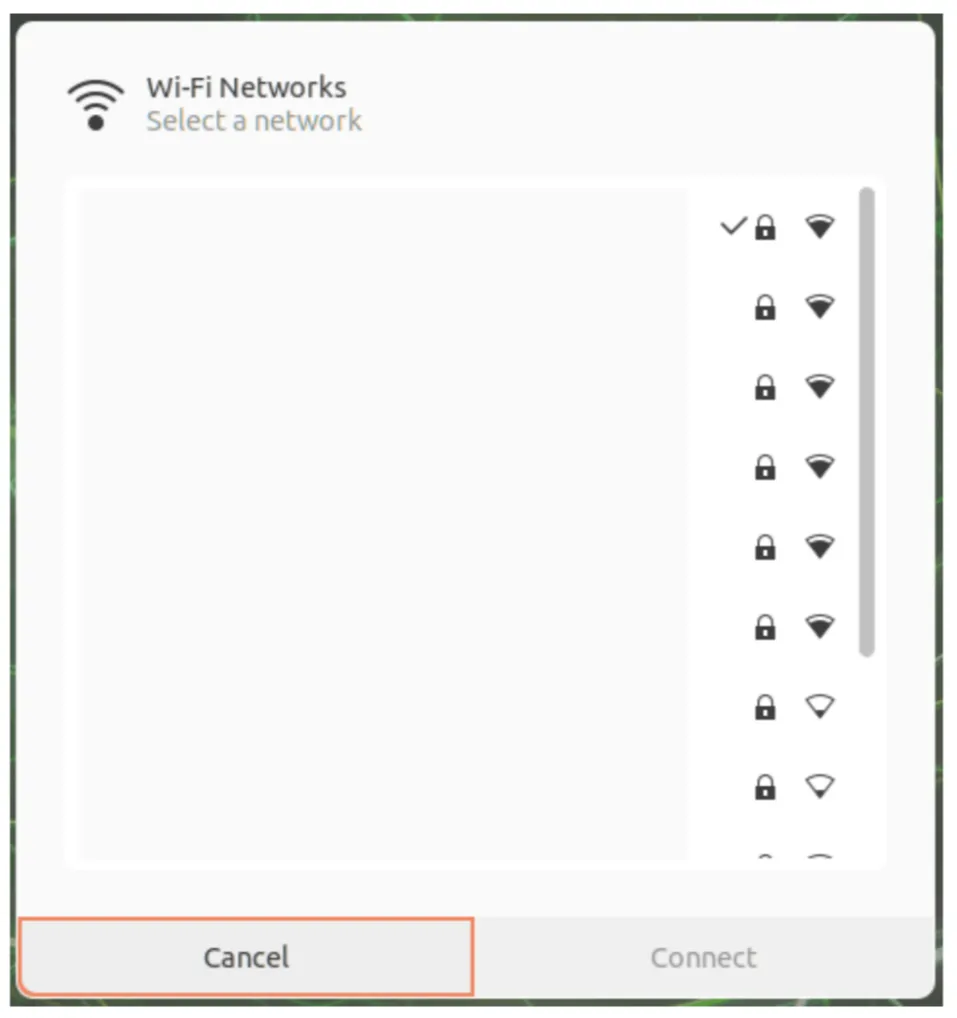Ubuntu Wi-Fi Scan 2