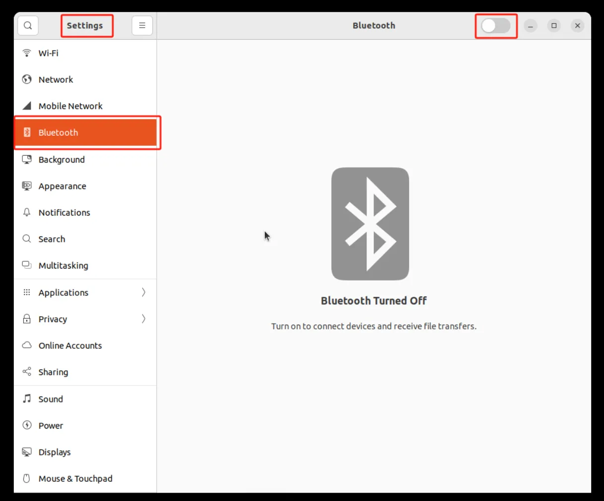 Bluetooth On/Off 2