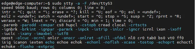 Serial Port Information