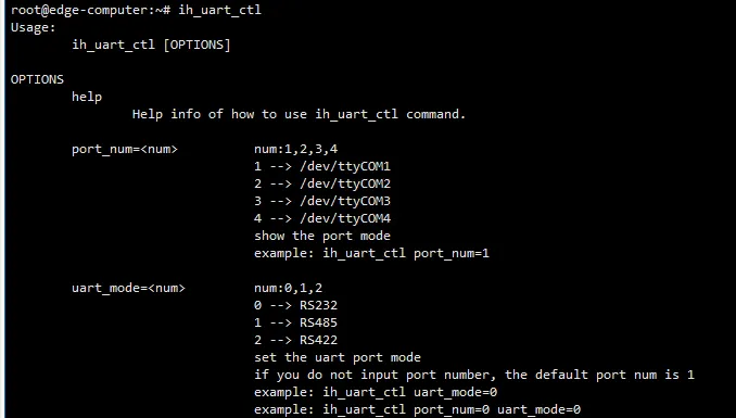 Serial port mode switch