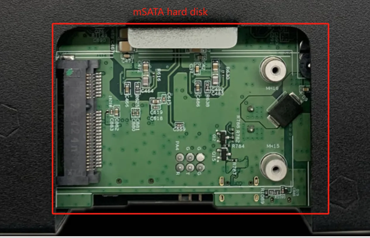mSATA protective casing removal step 2