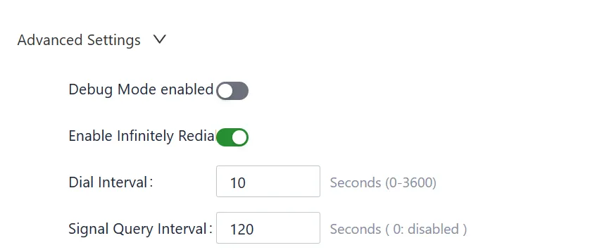 Cellular ICMP detection configuration