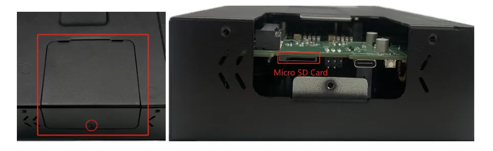 Micro SD card installation