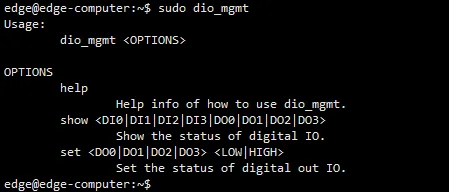 dio_mgmt help
