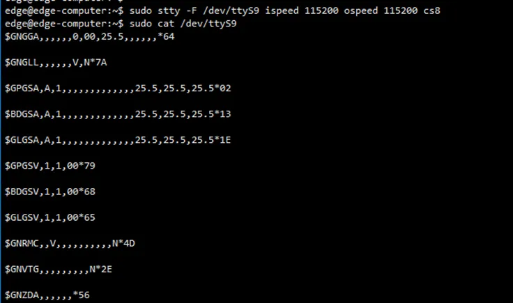 GPS raw data