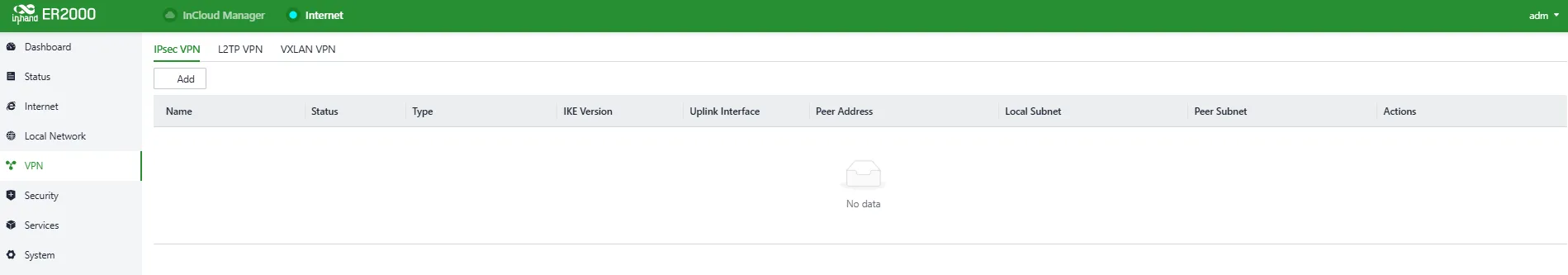 IPSec VPN Edit/Create Entry