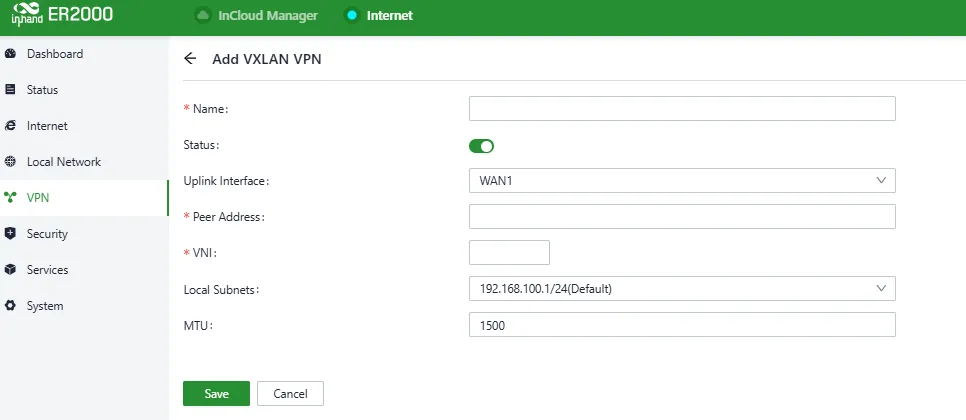 Add VXLAN VPN