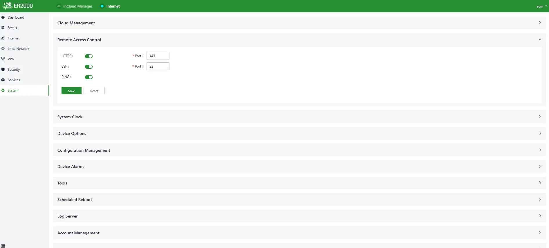 Configure Remote Access Protocols
