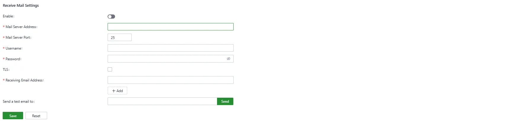 Configure Alert Email Recipient