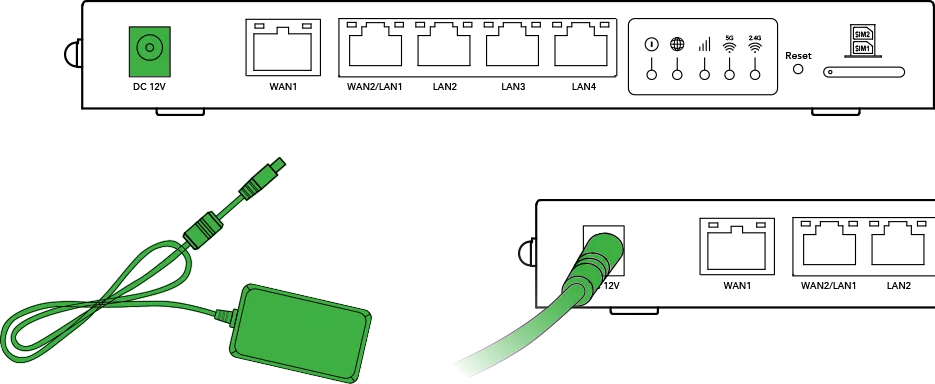 Connect Power Adapter
