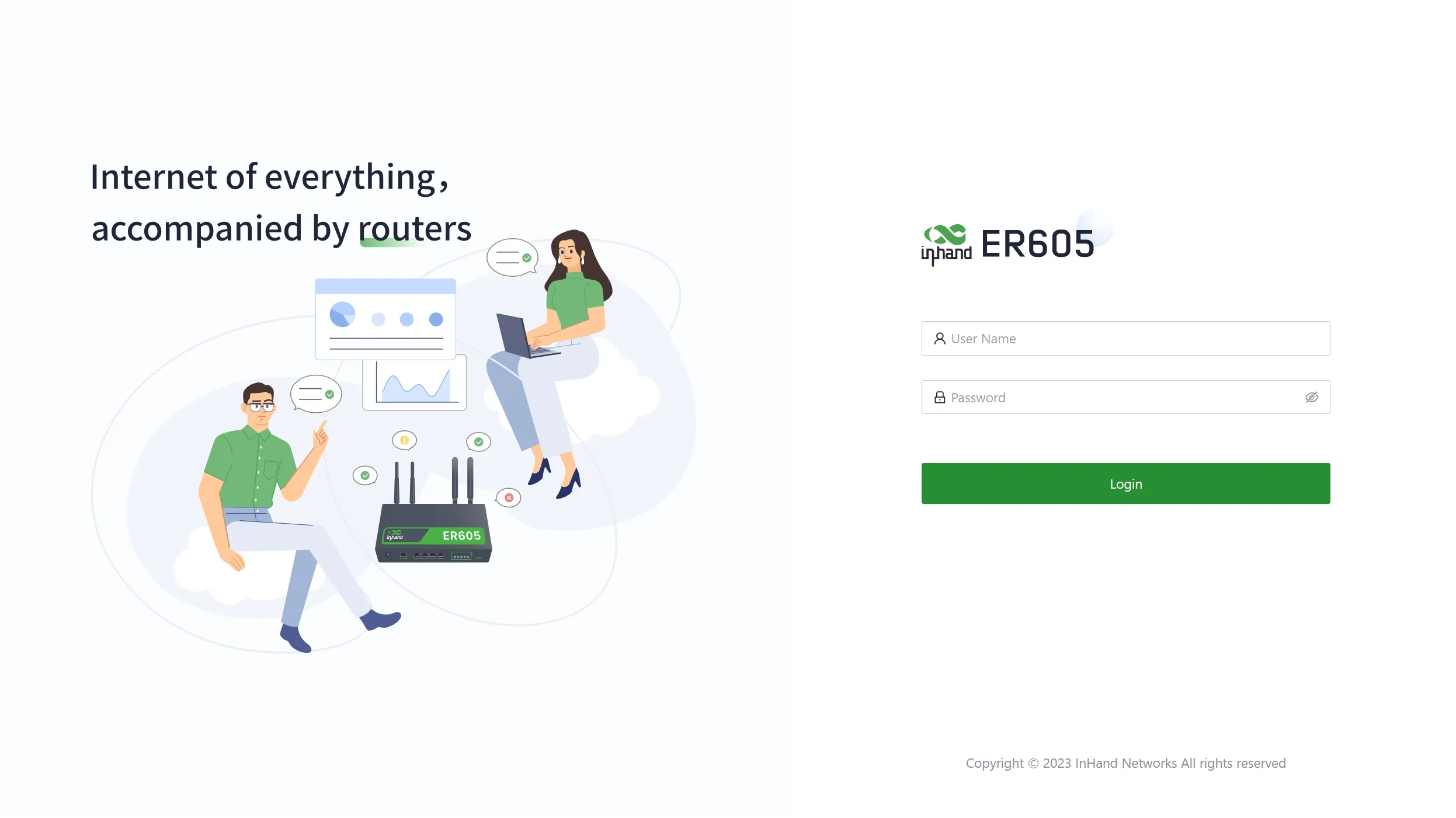 Device Web Login Page