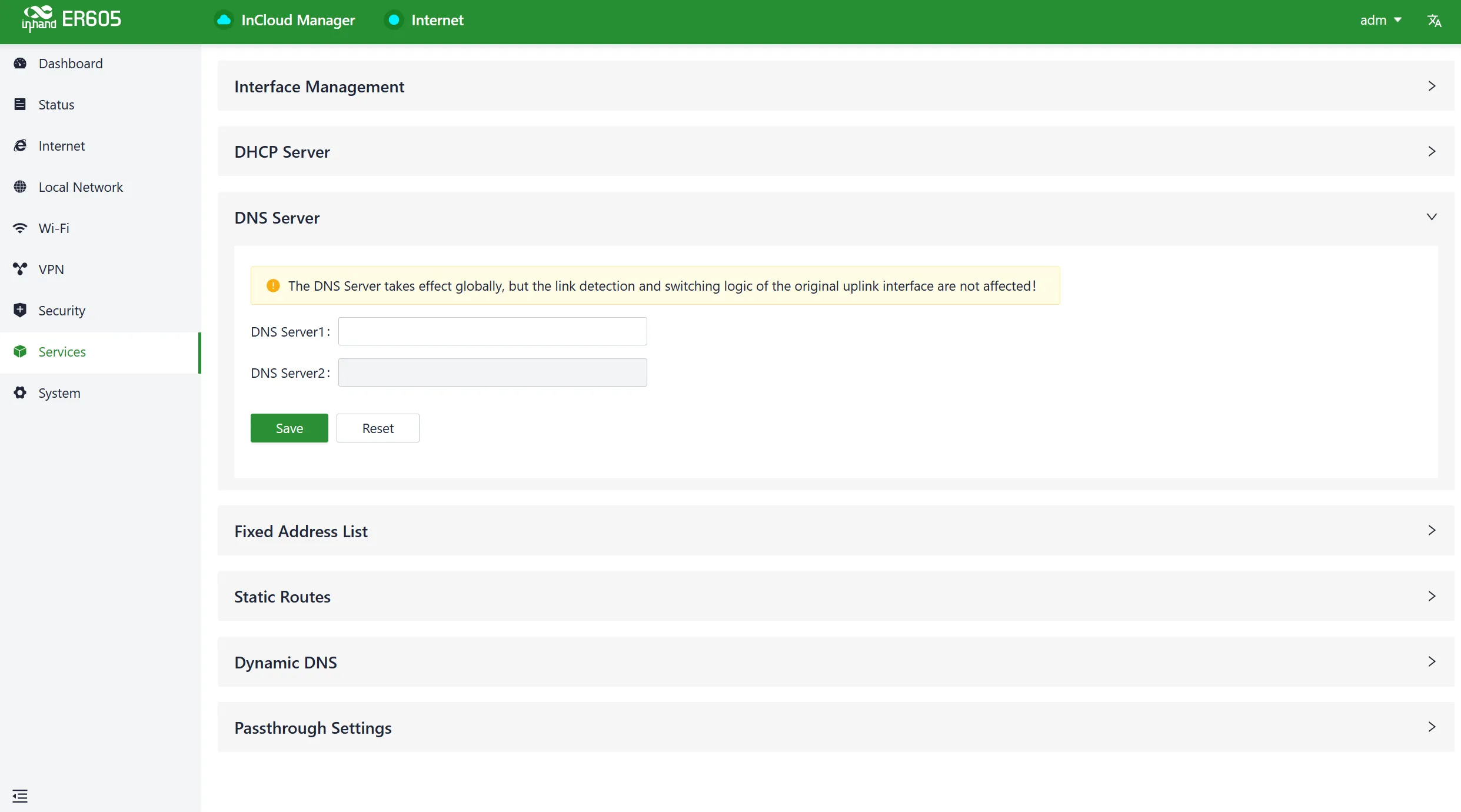 Add DNS Server