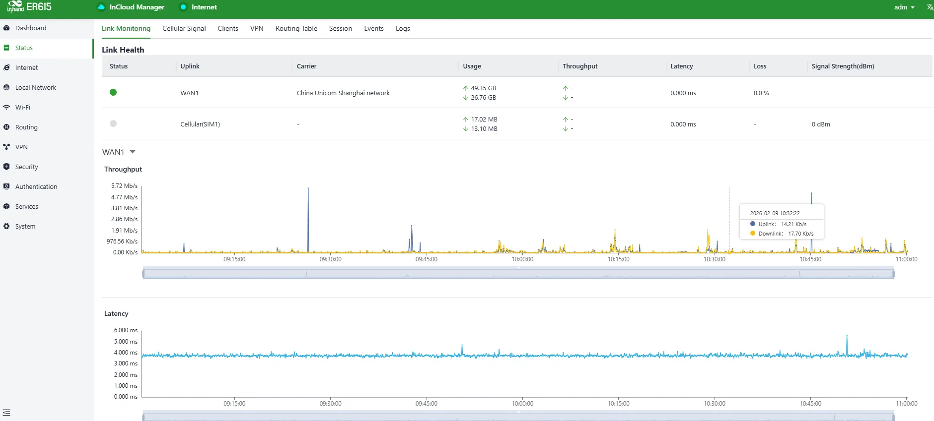 Link Monitor Interface