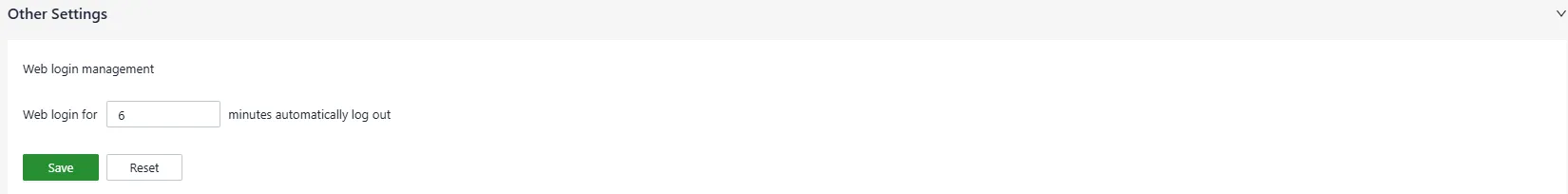 Web Login Management
