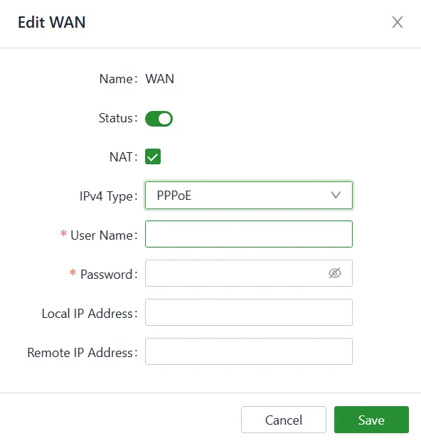 Uplink Configuration