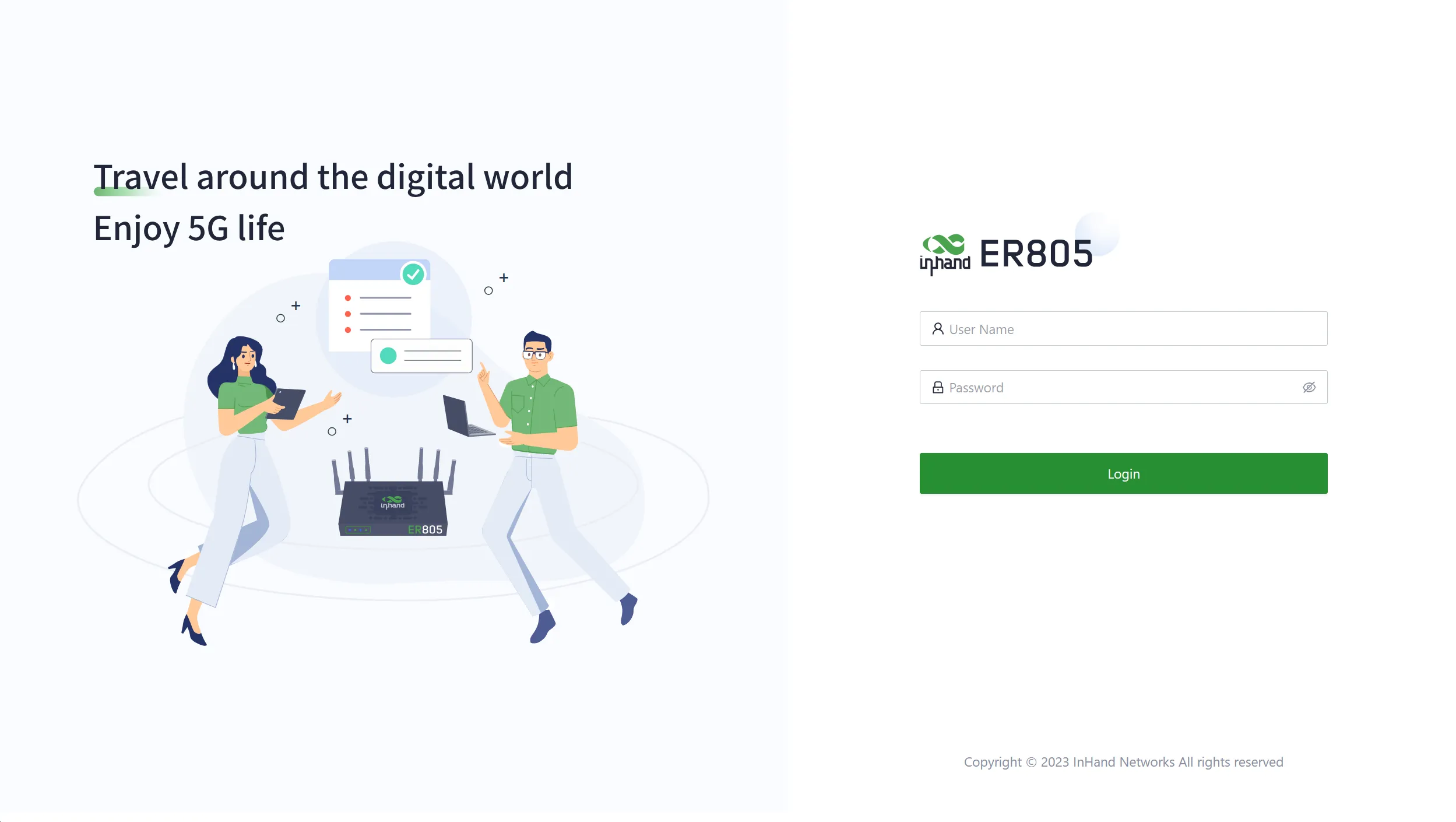 Web Login Page