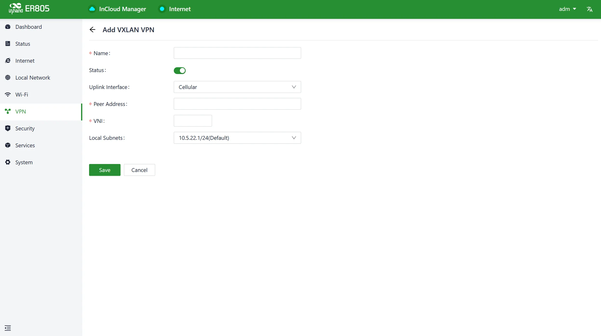Add VXLAN VPN