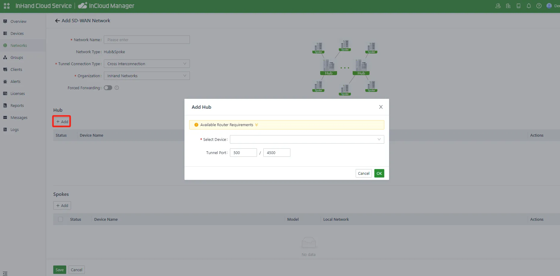 Add Hub