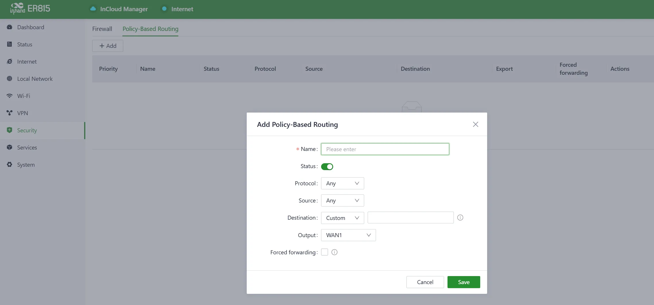 Policy-Based Routing