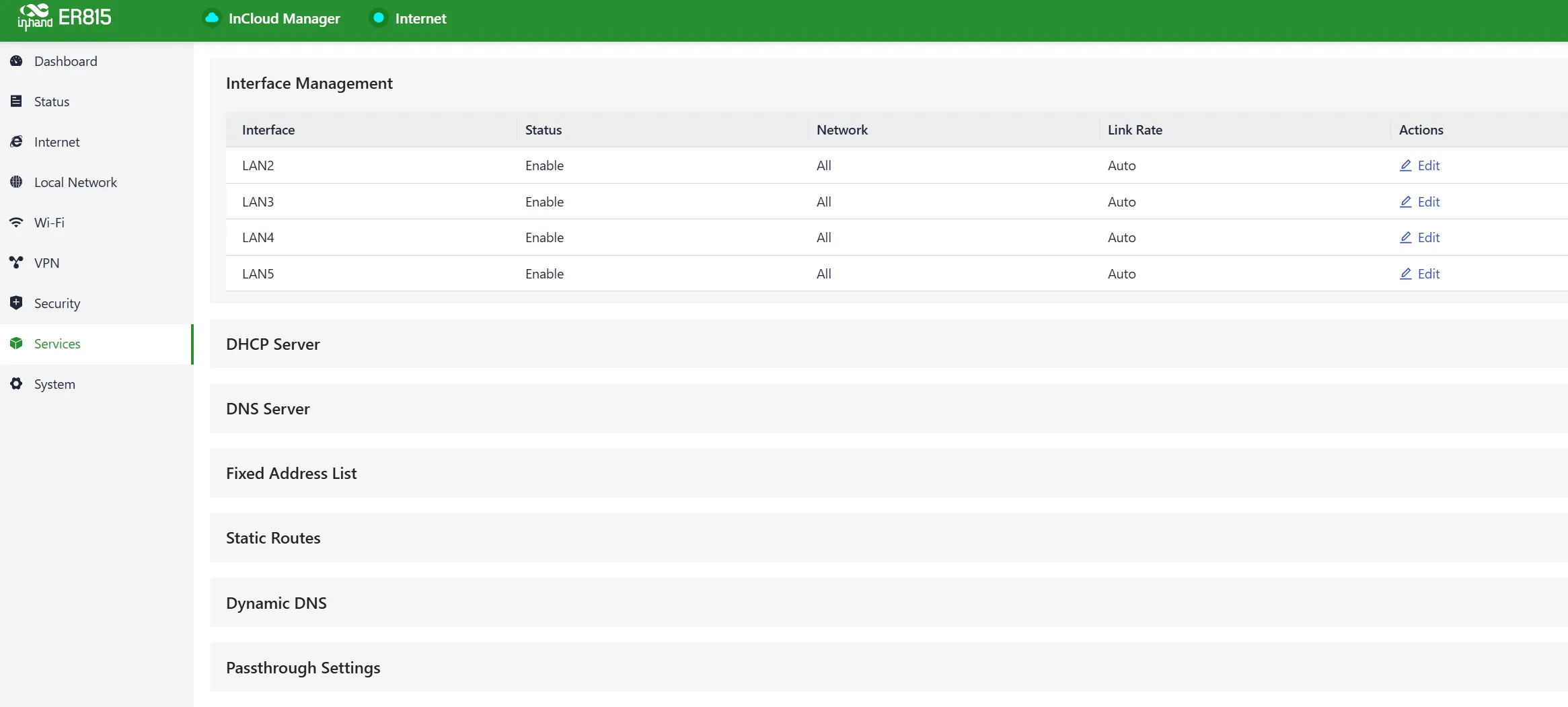 Interface Management
