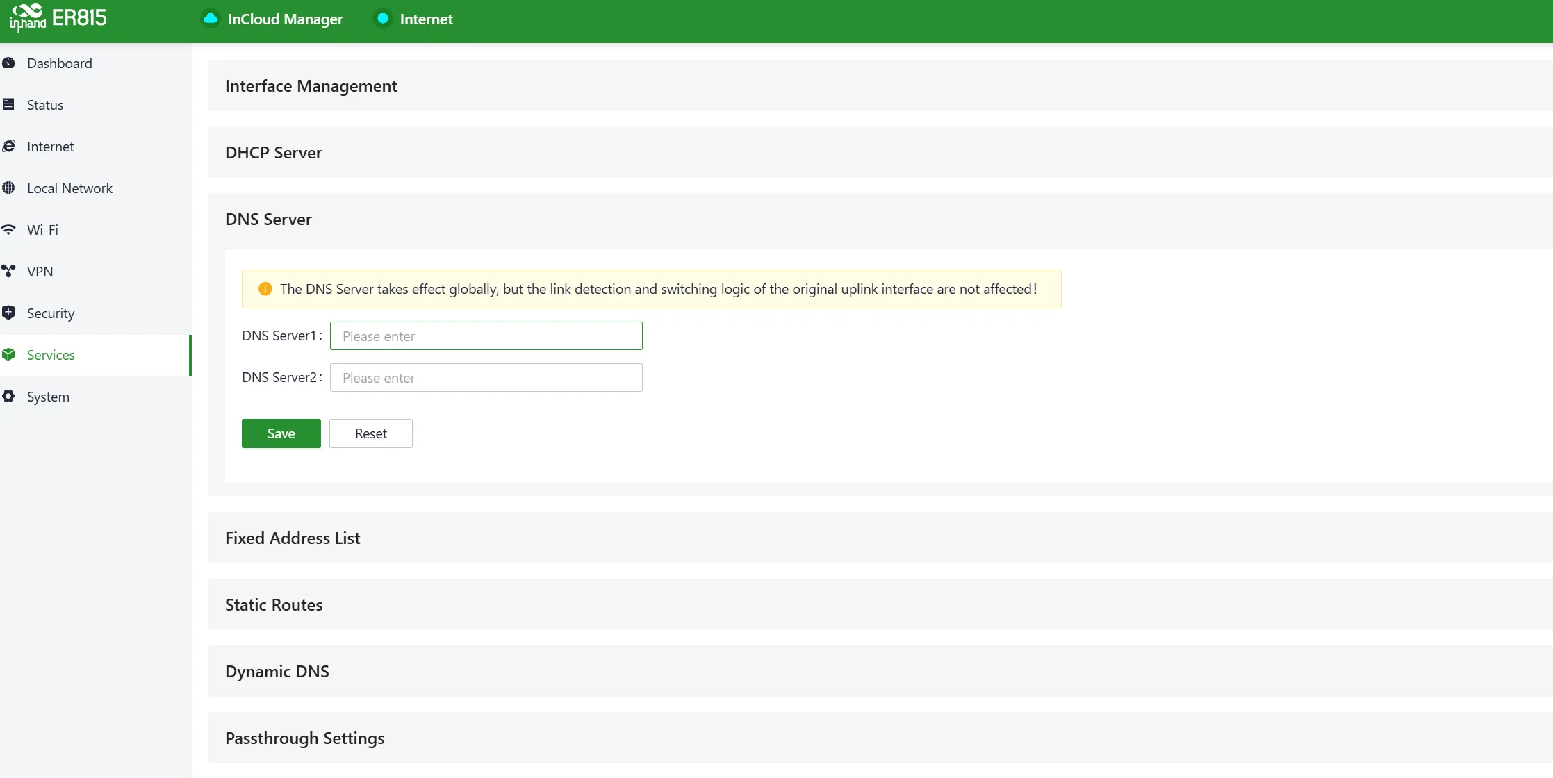 Add a DNS Server