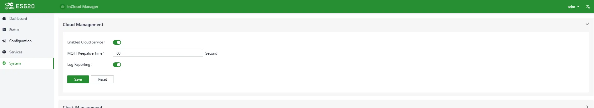 Enable InCloud Manager