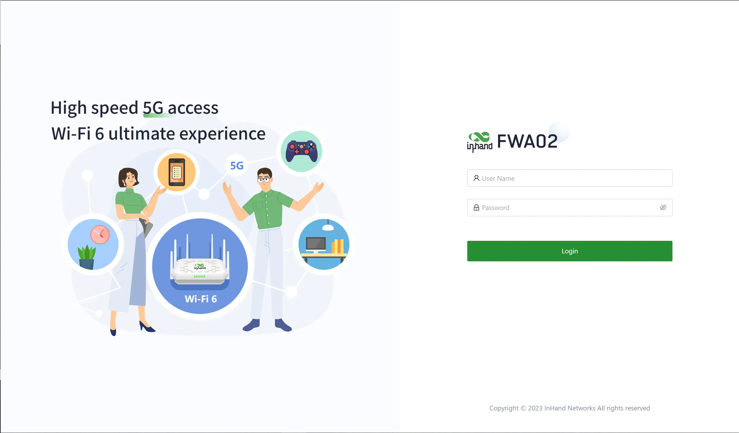 Web login