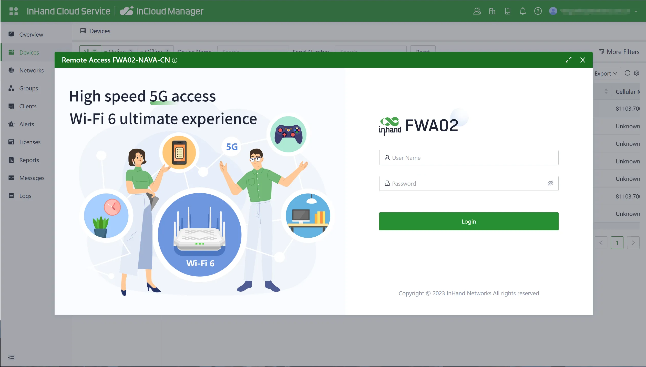 Access local device login page