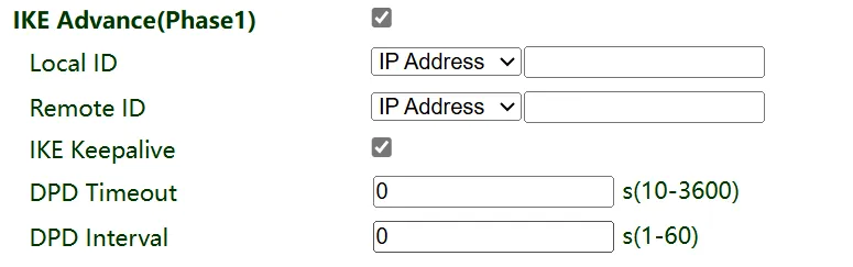 IPsec IKE advanced