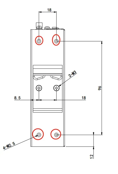 Wall mount method 2 step 1